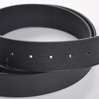 Gucci Textured Calfskin Double G 40mm Belt 115 46 Black 4 of 6