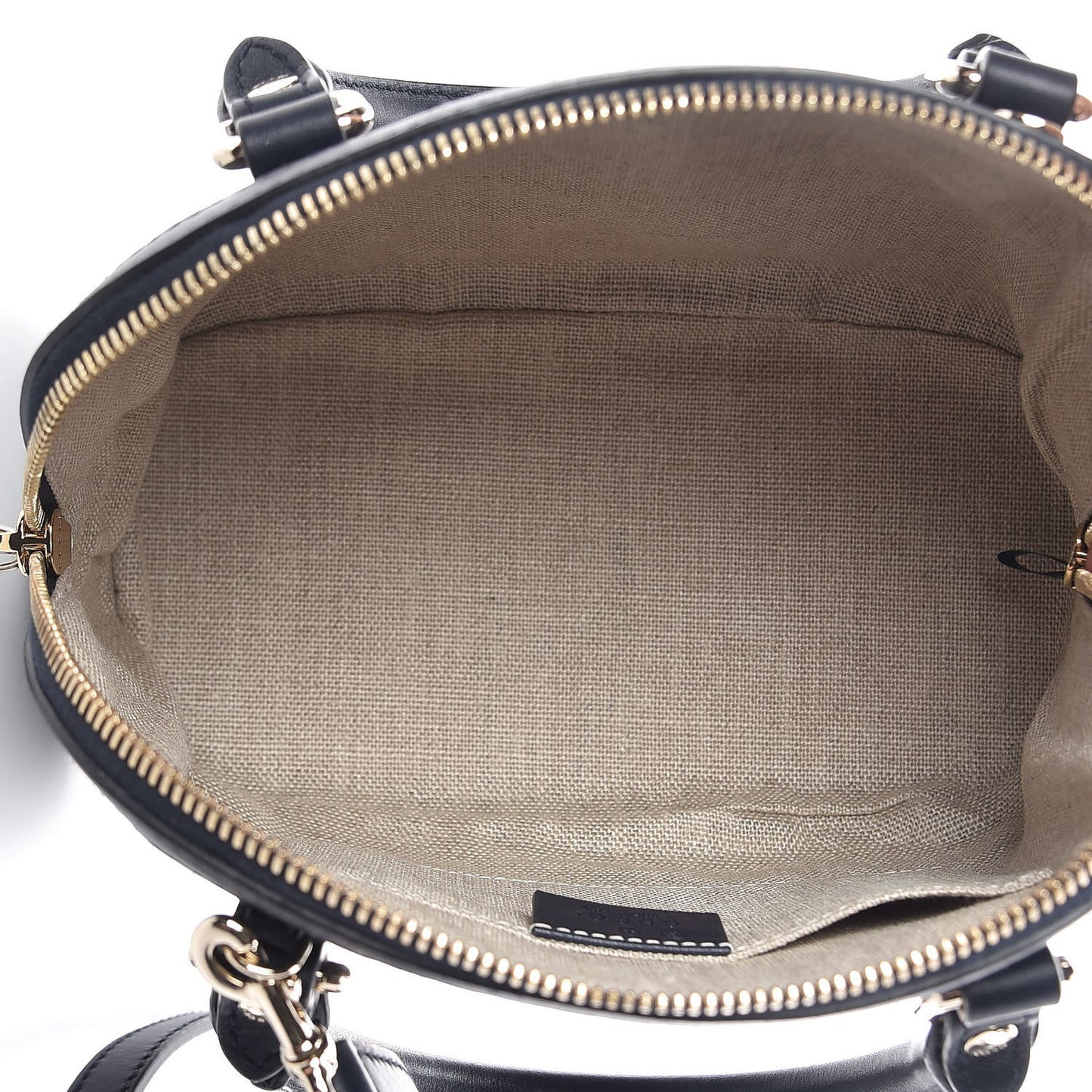 Soft Microguccissima Mini Dome Bag Blue