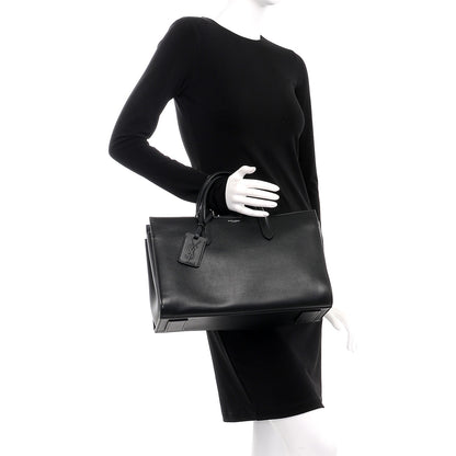 Saint Laurent Calfskin Large Jane Tote Black 2 of 8