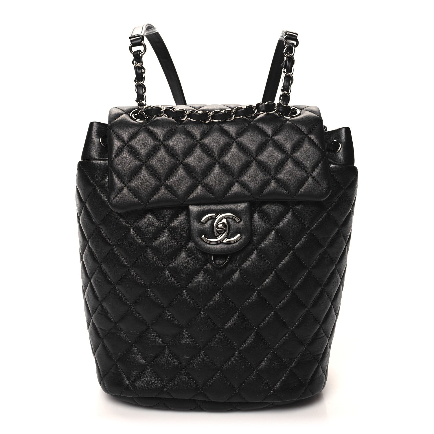 Chanel Lambskin Quilted Small Urban Spirit Backpack Black 1 of 11