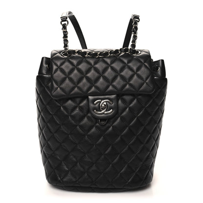 Chanel Lambskin Quilted Small Urban Spirit Backpack Black 1 of 11