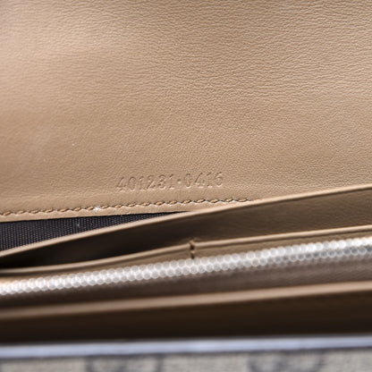 Gucci GG Supreme Monogram Mini Dionysus Chain Wallet Beige Taupe 6 of 10