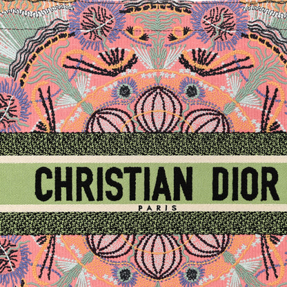 Christian Dior Canvas Embroidered Large In Lights Book Tote Multicolor 8 of 11