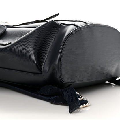 Louis Vuitton Epi Christopher Backpack PM Marine 7 of 10