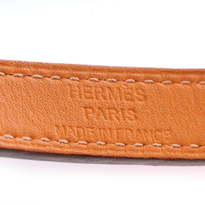 Hermes Epsom Kelly Double Tour Bracelet Rouge Casaque Small 5 of 6