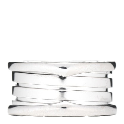 Bulgari 18K White Gold B.Zero1 Four-Band Ring 51 5.75 3 of 6