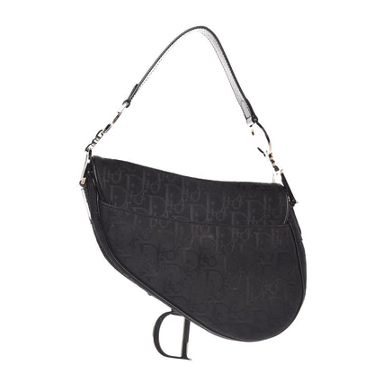 Christian Dior Monogram Saddle Bag Black 3 of 11