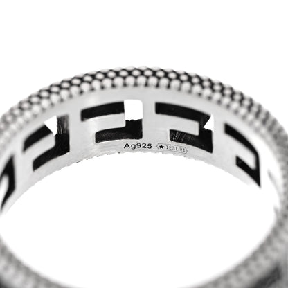 Gucci Sterling Silver Wide Square G Band Ring 57 8 5 of 5