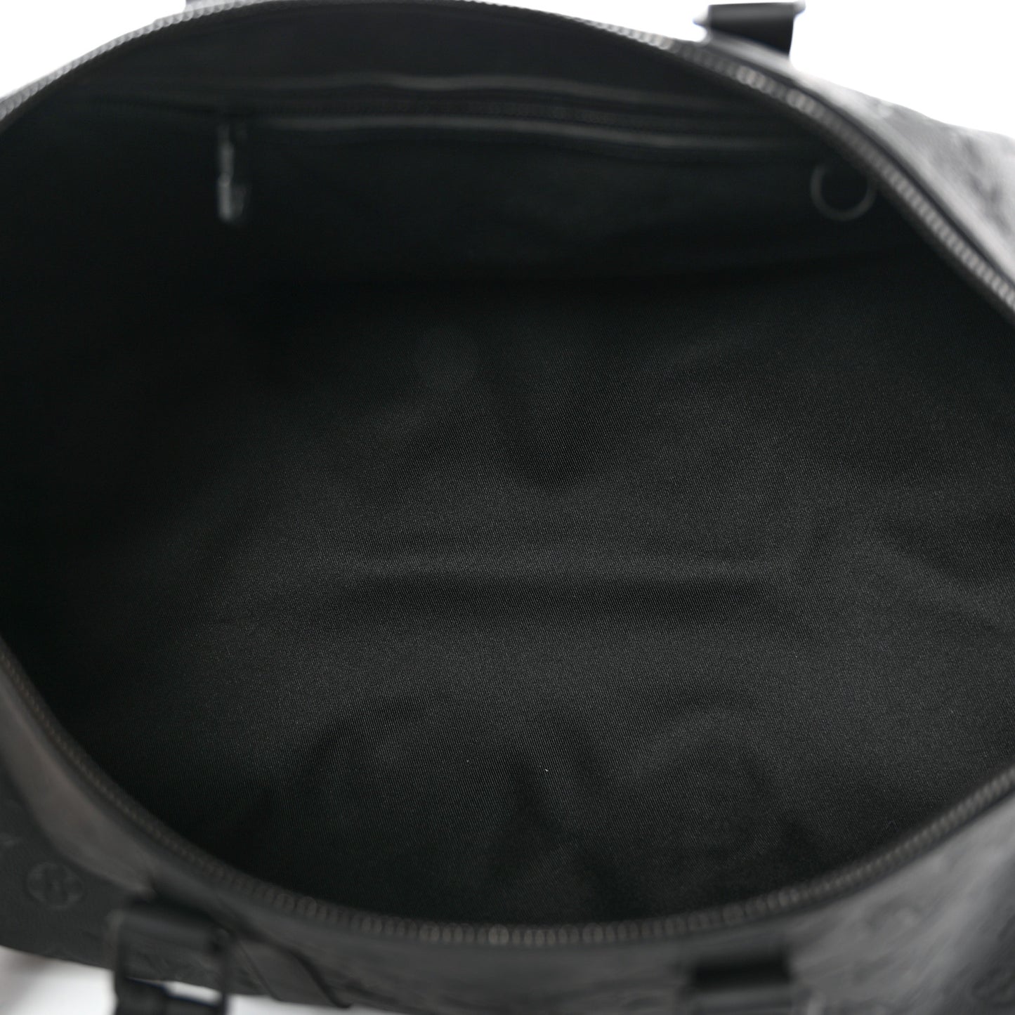 Calfskin Shadow Monogram Keepall Bandouliere 50 Black