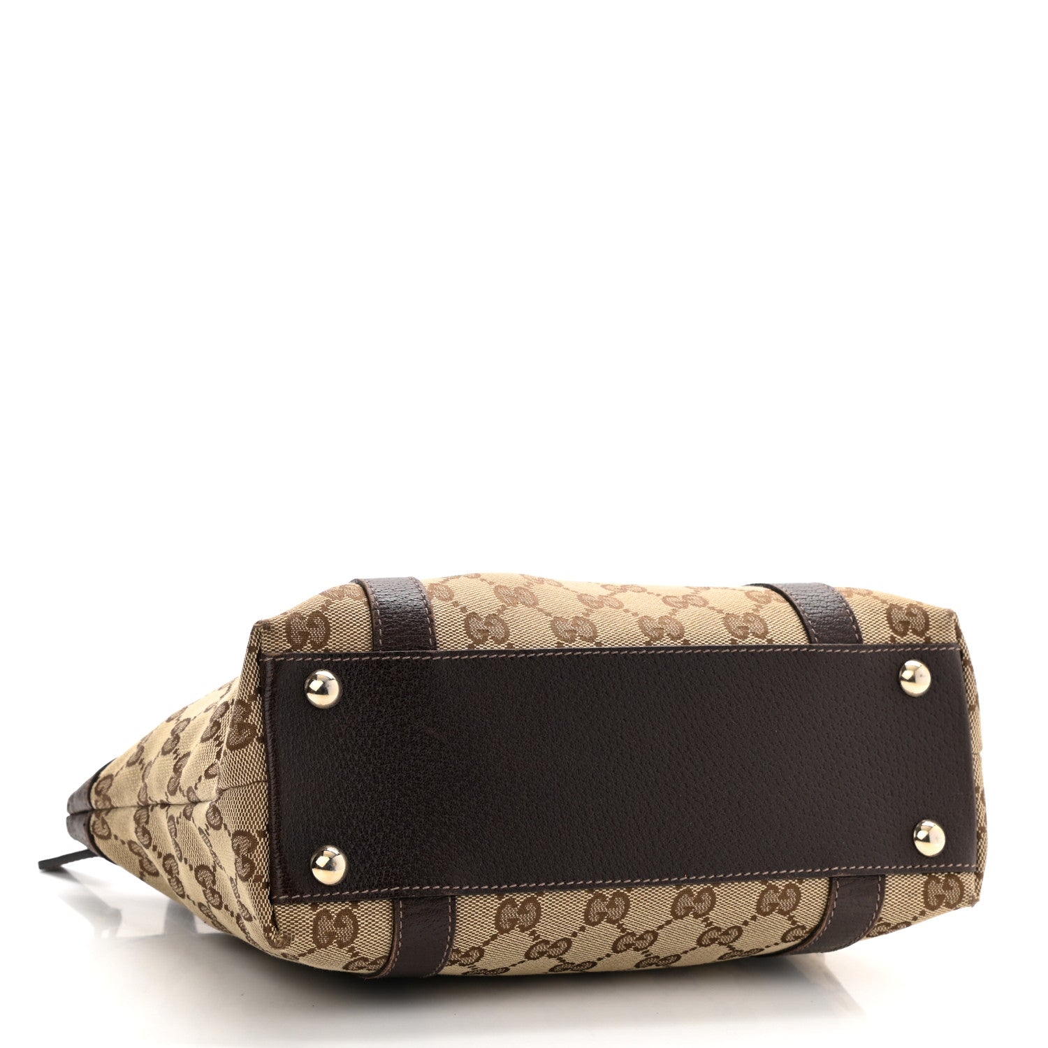 Gucci Monogram Medium Abbey Tote Dark Brown 4 of 8