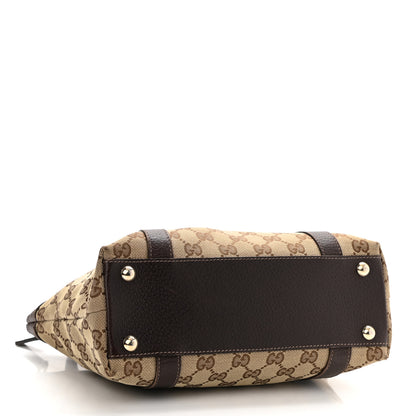 Gucci Monogram Medium Abbey Tote Dark Brown 4 of 8
