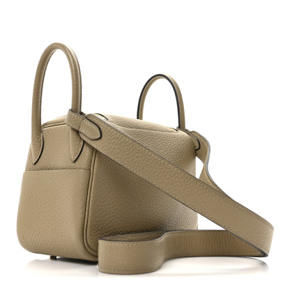 Hermes Taurillon Clemence Mini Lindy 20 Trench 3 of 10