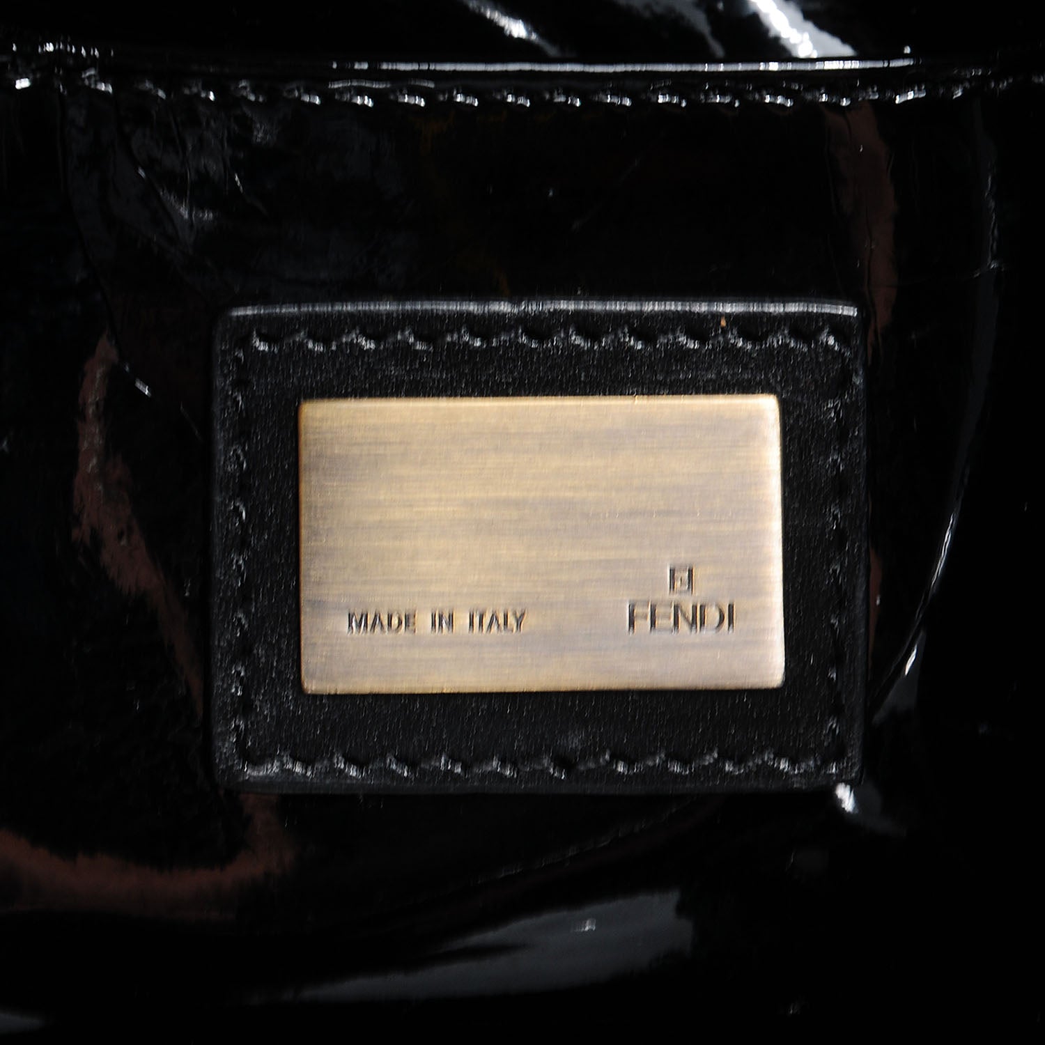 Fendi Zucca Spalmati Graffiti Print Tote Tobacco Gold 6 of 10