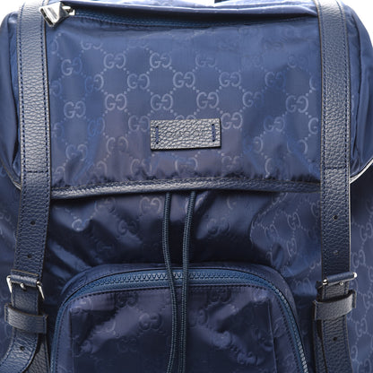 Gucci Nylon Monogram Medium Light Double Buckle Backpack Tide 7 of 9