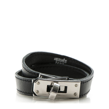 Hermes Box Kelly Double Tour Bracelet Small Black 1 of 10