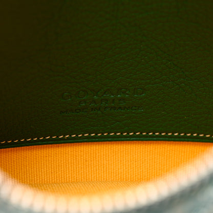 Goyard Goyardine Mini Senat Pochette Green 6 of 6