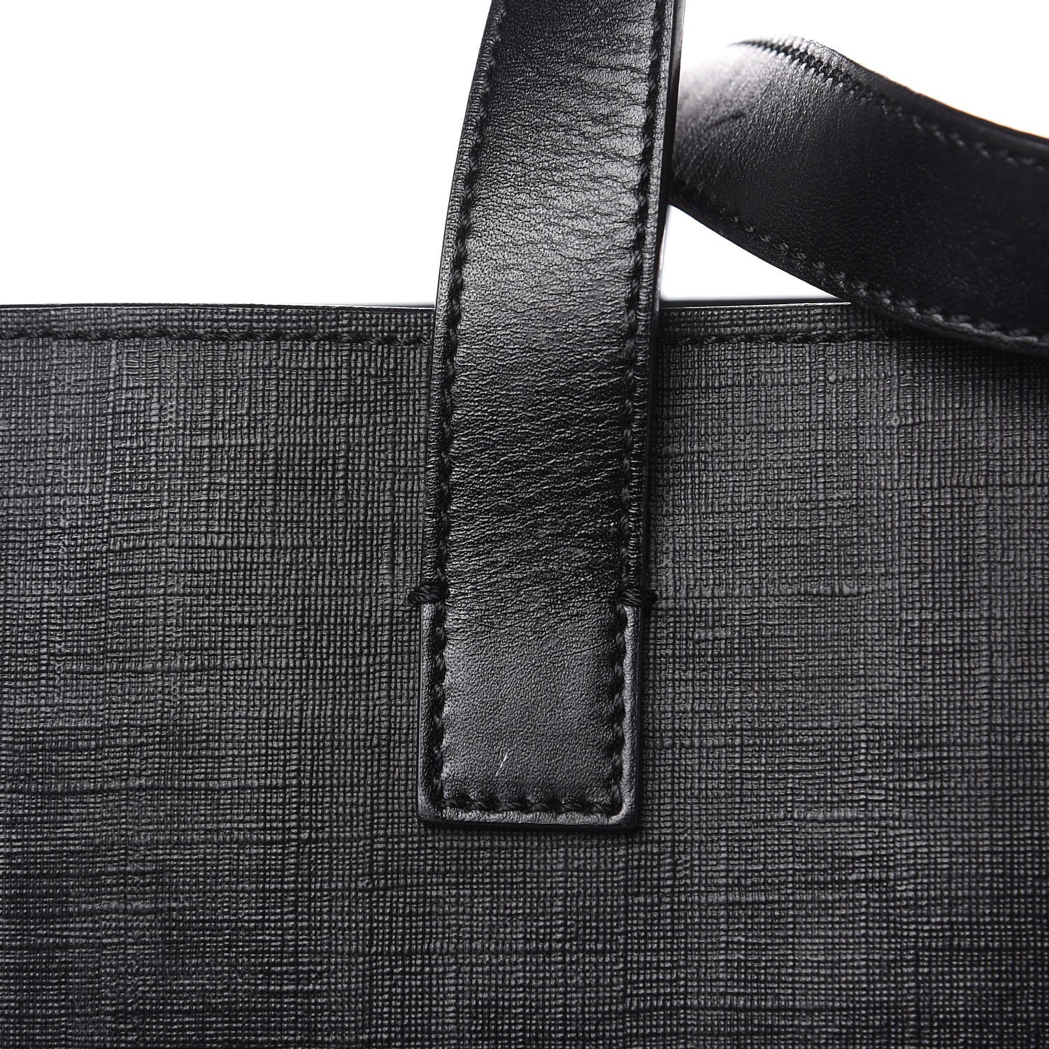 Fendi Zucca Spalmati Top Handle Convertible Tote Black 11 of 12