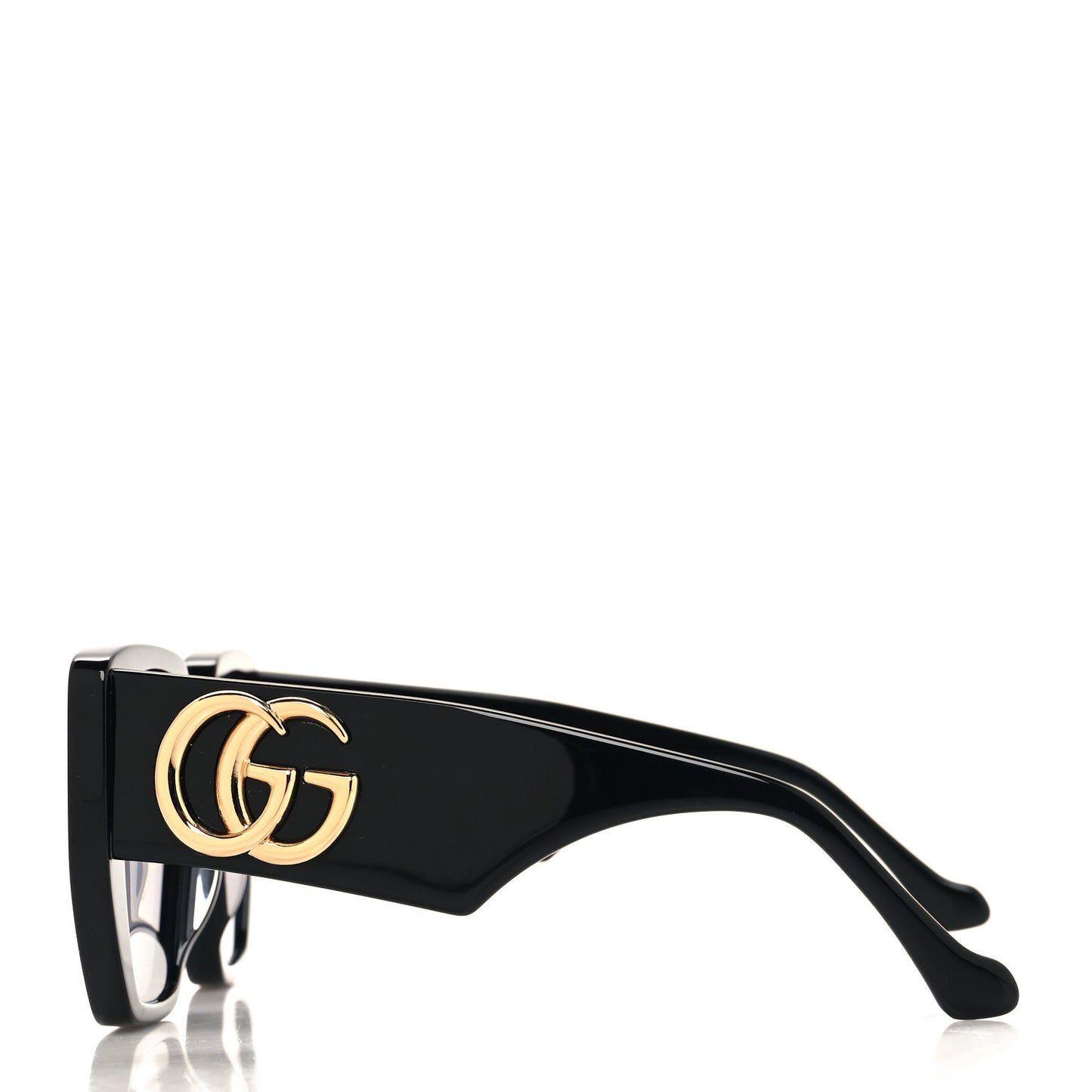 Acetate Square Frame Sunglasses GG0956S Black