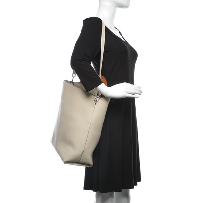 Louis Vuitton Veau Soie Calfskin Parnassea Bagatelle Hobo Blanc Casse 3 of 16