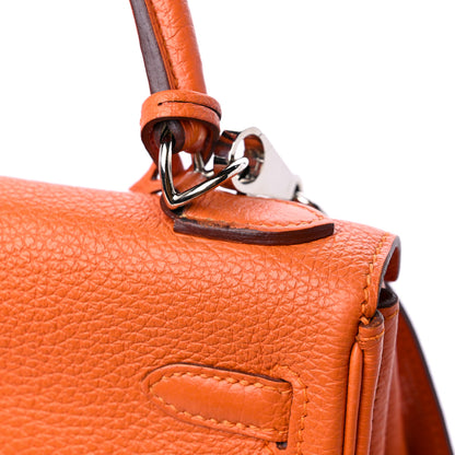 Hermes Togo Kelly Retourne 25 Orange 11 of 13