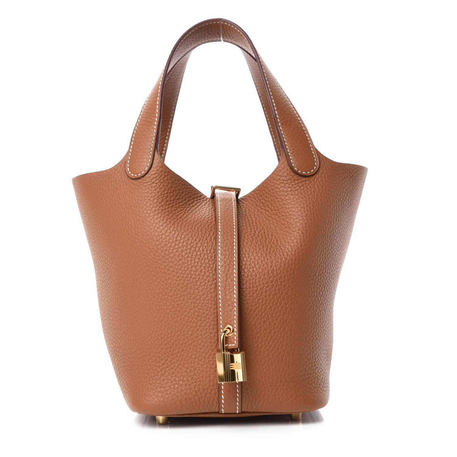 Hermes Taurillon Clemence Picotin Lock 18 PM Gold 1 of 11