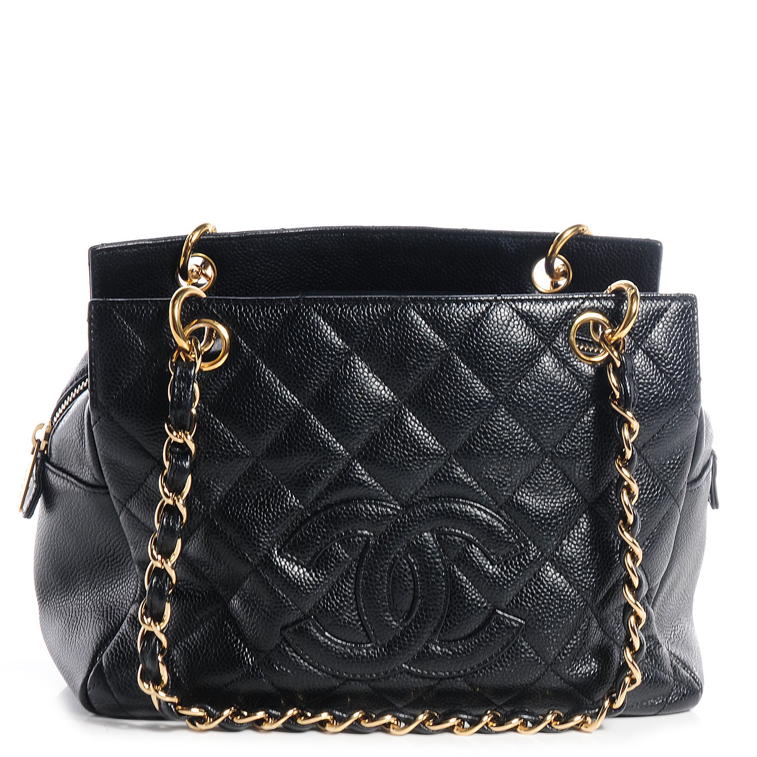 Chanel Caviar Quilted Petit Timeless Tote PTT Black 1 of 7