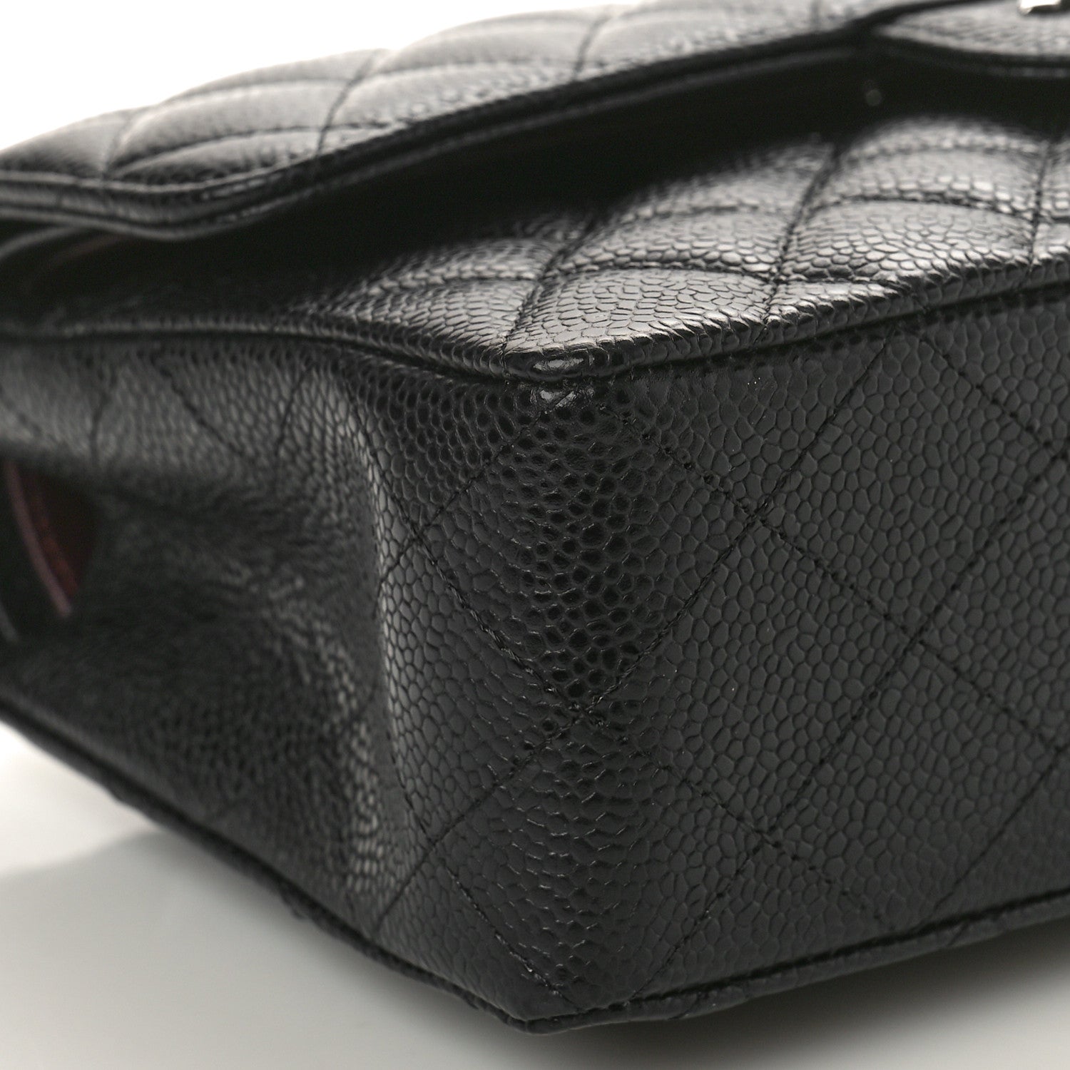 Chanel Caviar Quilted Small Double Flap Black 9 of 11