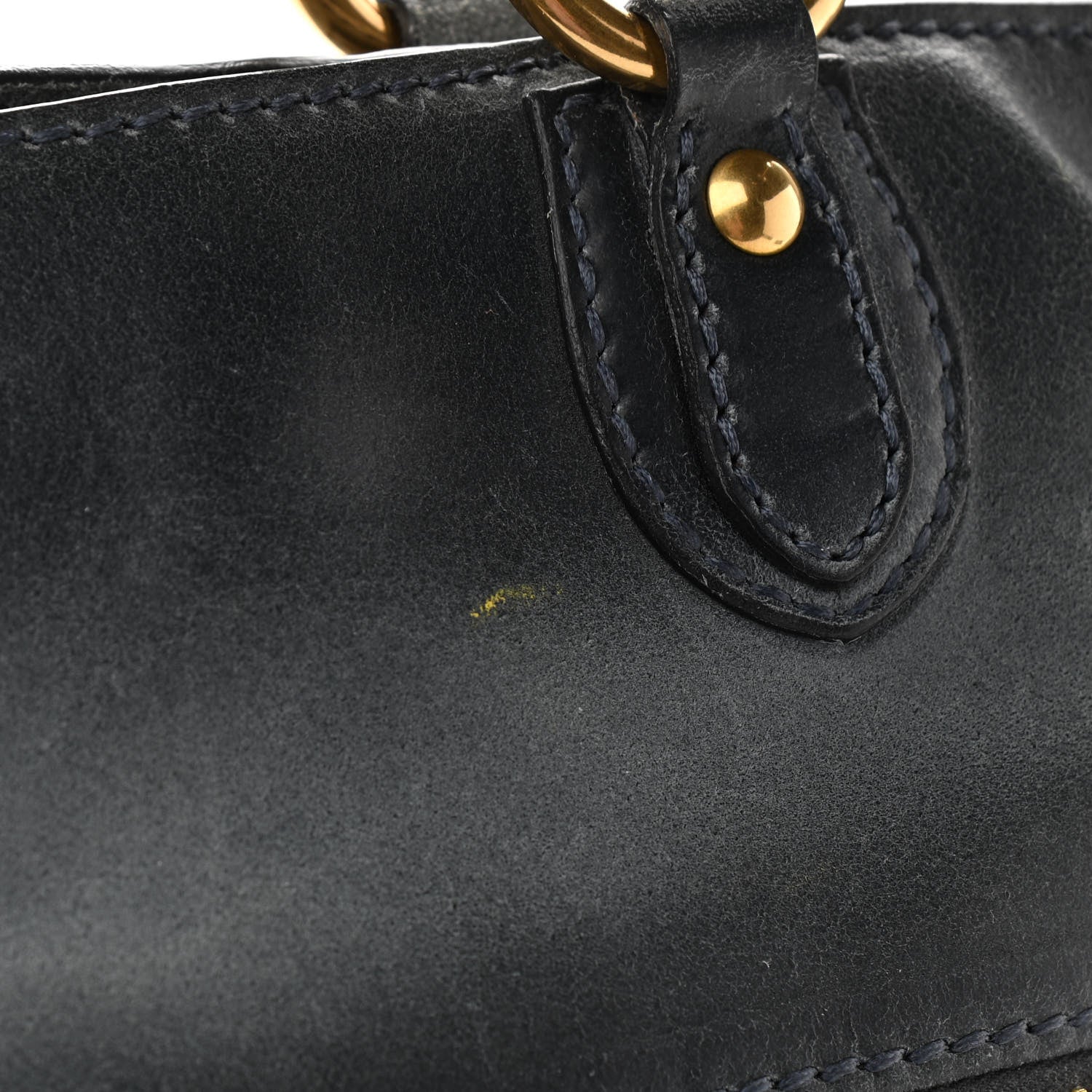 Miu Miu Calfskin Zip Tote Blue 10 of 11
