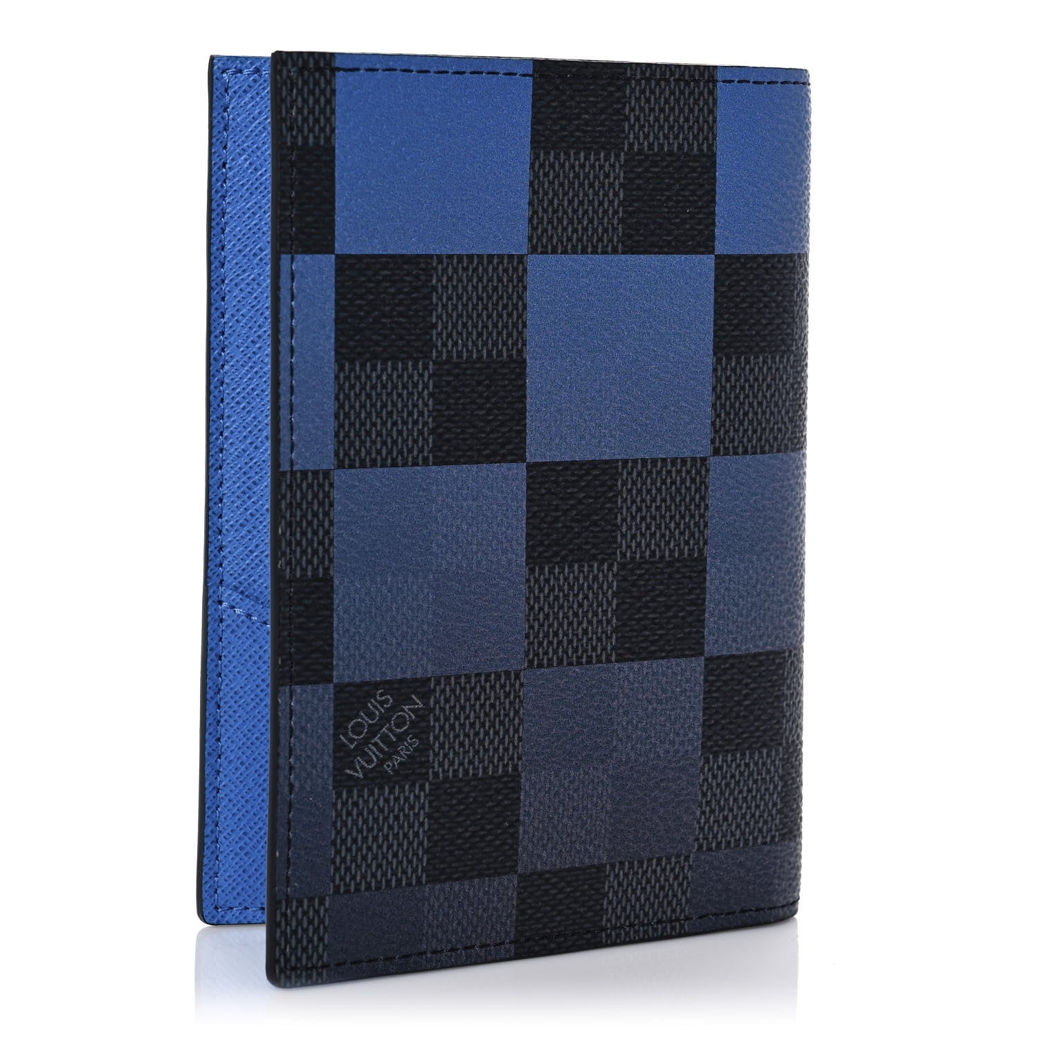 Louis Vuitton Damier Graphite Giant Passport Cover Blue 3 of 7