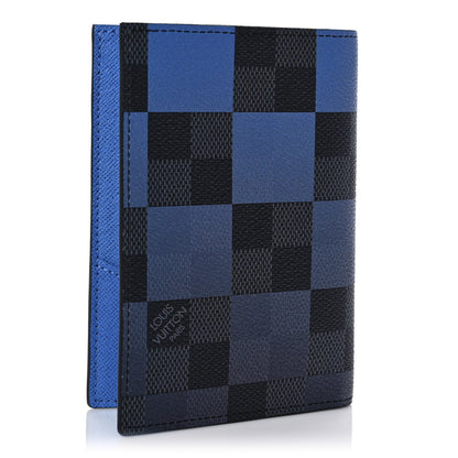Louis Vuitton Damier Graphite Giant Passport Cover Blue 3 of 7
