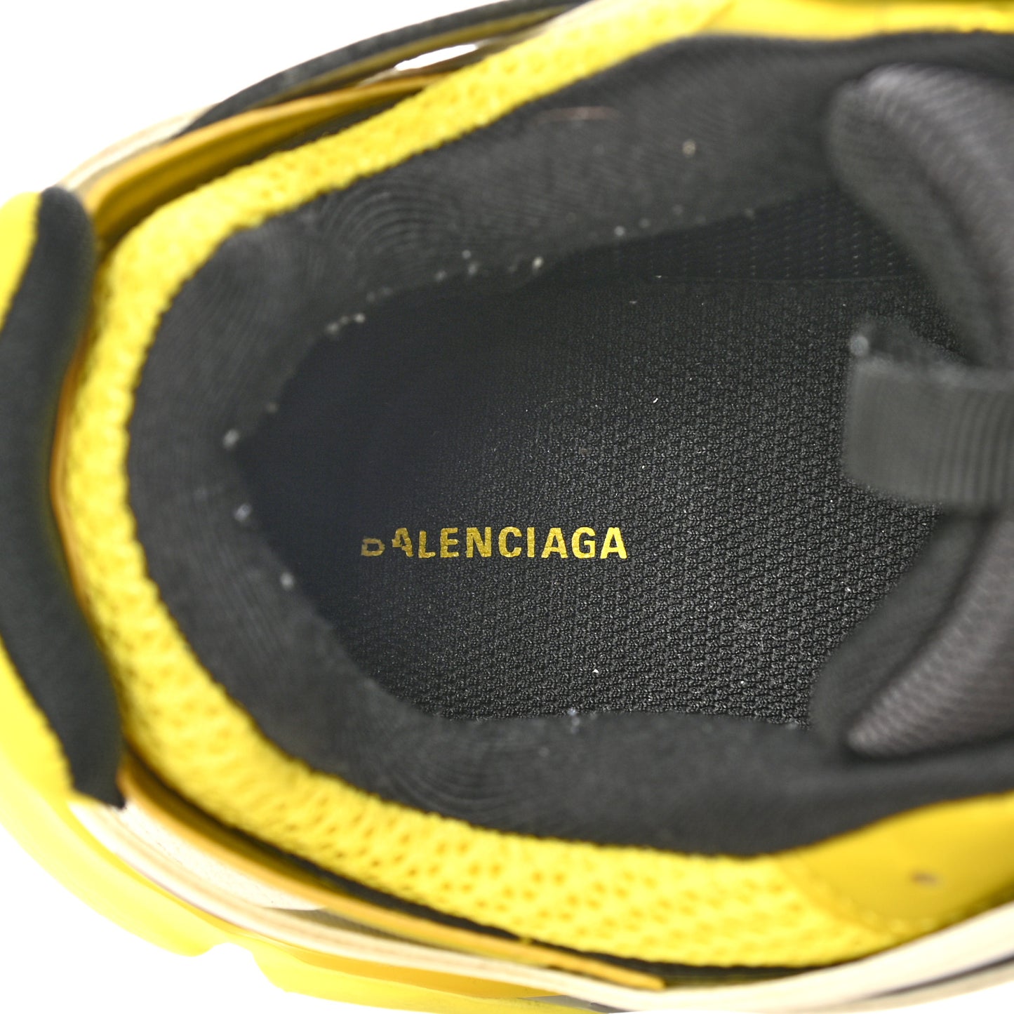 Mesh Nylon Mens Track Sneakers 45 Yellow Black White