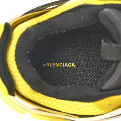 Balenciaga Mesh Nylon Mens Track Sneakers 45 Yellow Black White 6 of 8