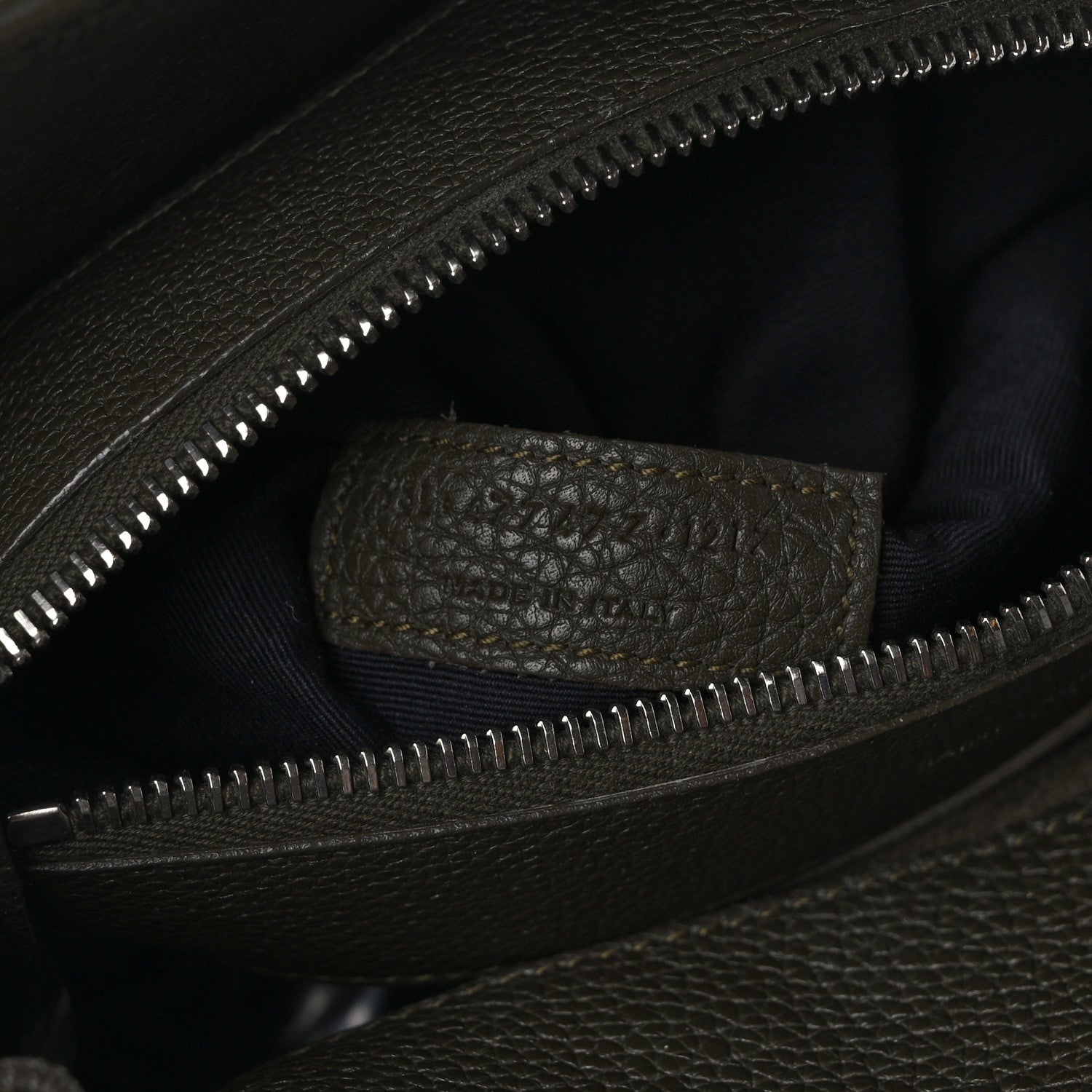 Saint Laurent Grained Calfskin Baby Sac De Jour Souple Earth 7 of 13