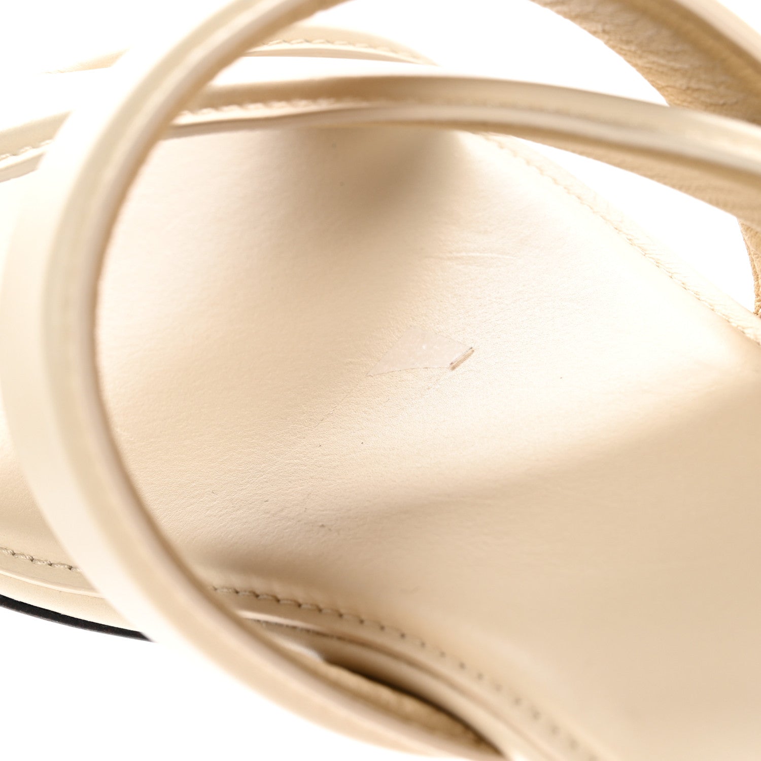 Bottega Veneta Calfskin The Band Flat Sandals 39 Cream 7 of 9