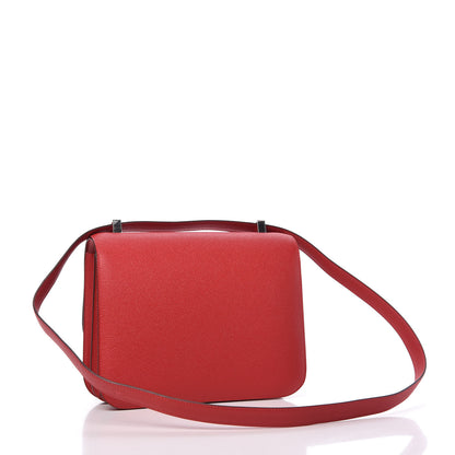 Hermes Epsom Constance 24 Rouge Casaque 3 of 11