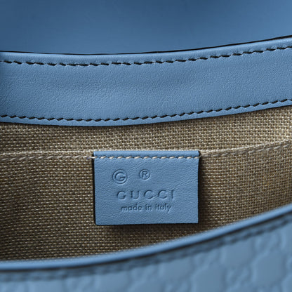Gucci Microguccissima Medium Emily Chain Shoulder Bag Mineral Blue 8 of 9