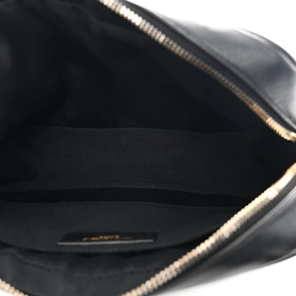 Saint Laurent Calfskin Matelasse Monogram Lou Camera Bag Black 10 of 11