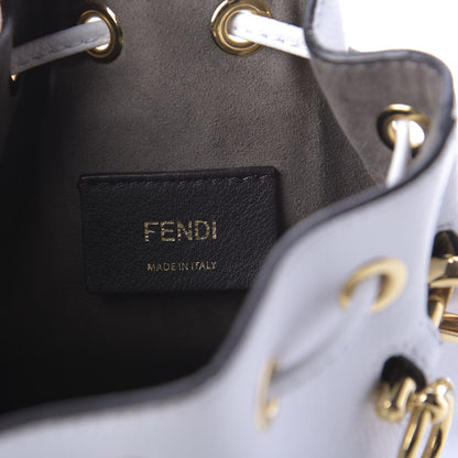 Fendi Vitello Cruise F is Fendi Mini Mon Tresor Bucket Bag Optical White 8 of 9