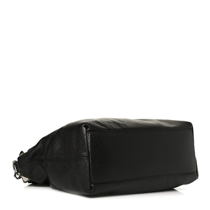 Givenchy Waxy Grained Calfskin Studded Medium Nightingale Black 4 of 12