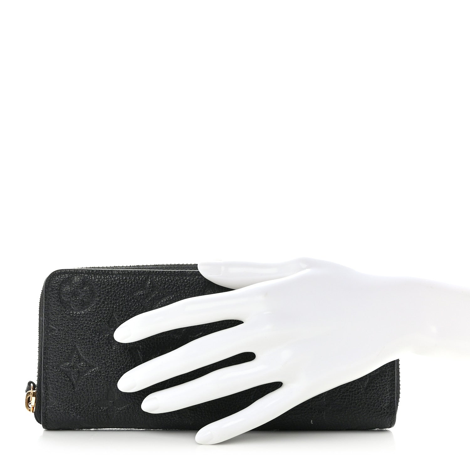 Louis Vuitton Empreinte Clemence Wallet Black 2 of 9