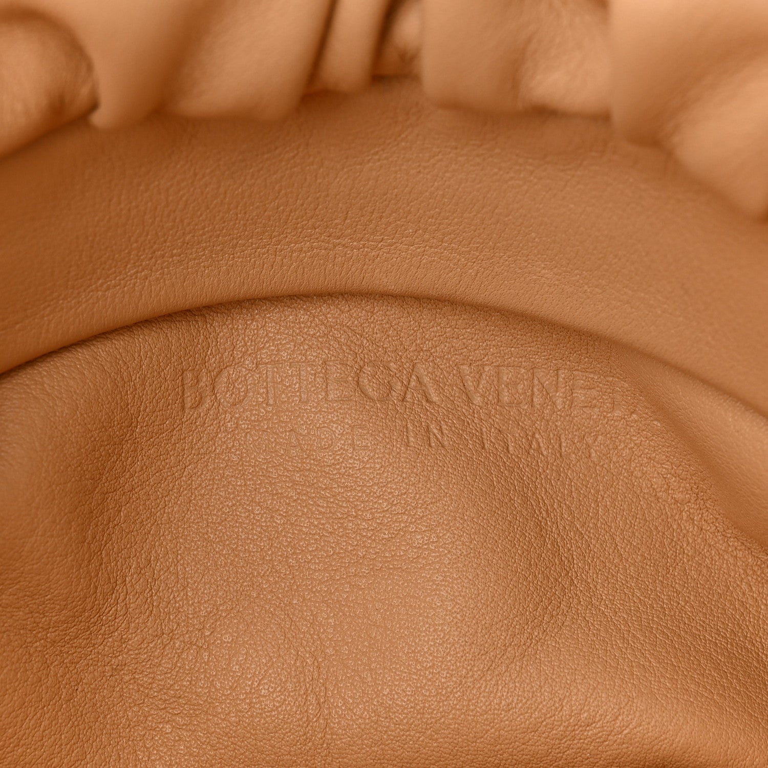 Bottega Veneta Calfskin The Pouch Chain Almond 6 of 10