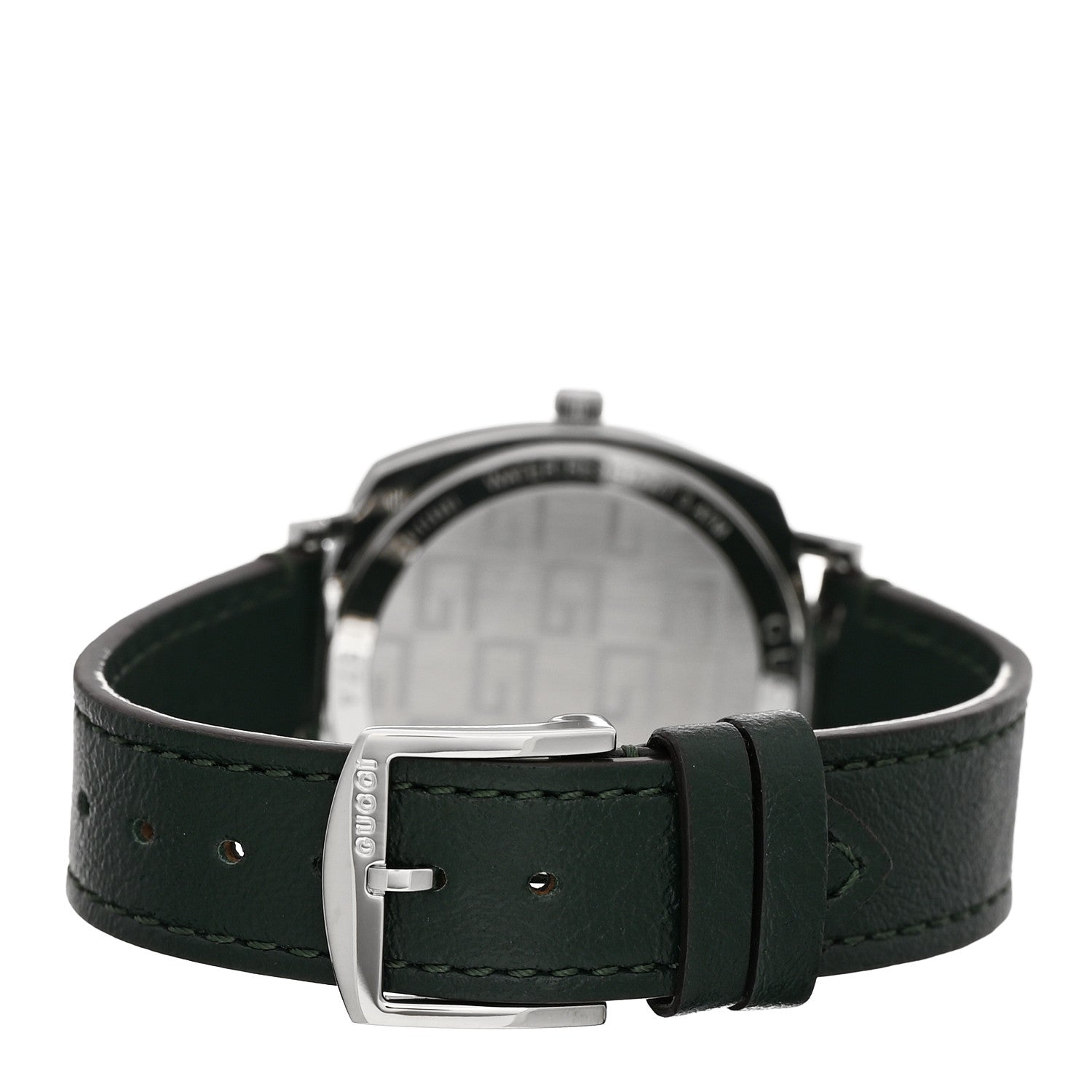 Gucci Stainless Steel Calfskin 35mm Grip Quartz Watch Green 3 of 4