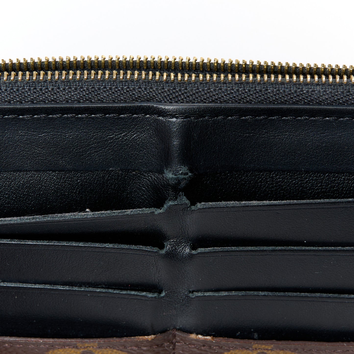 Monogram Slim Purse Black
