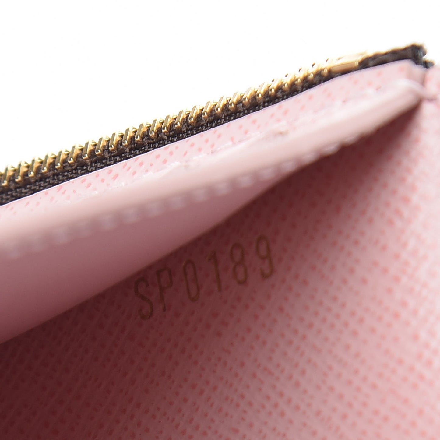 Damier Ebene Victorine Wallet Rose Ballerine