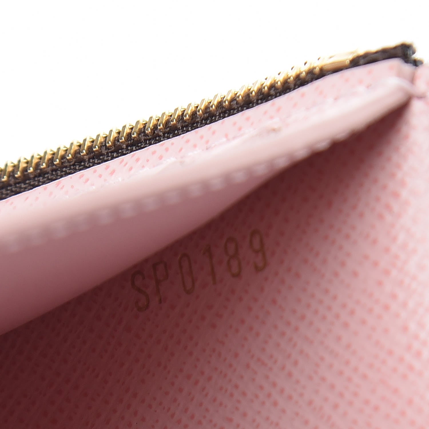 Louis Vuitton Damier Ebene Victorine Wallet Rose Ballerine 7 of 8