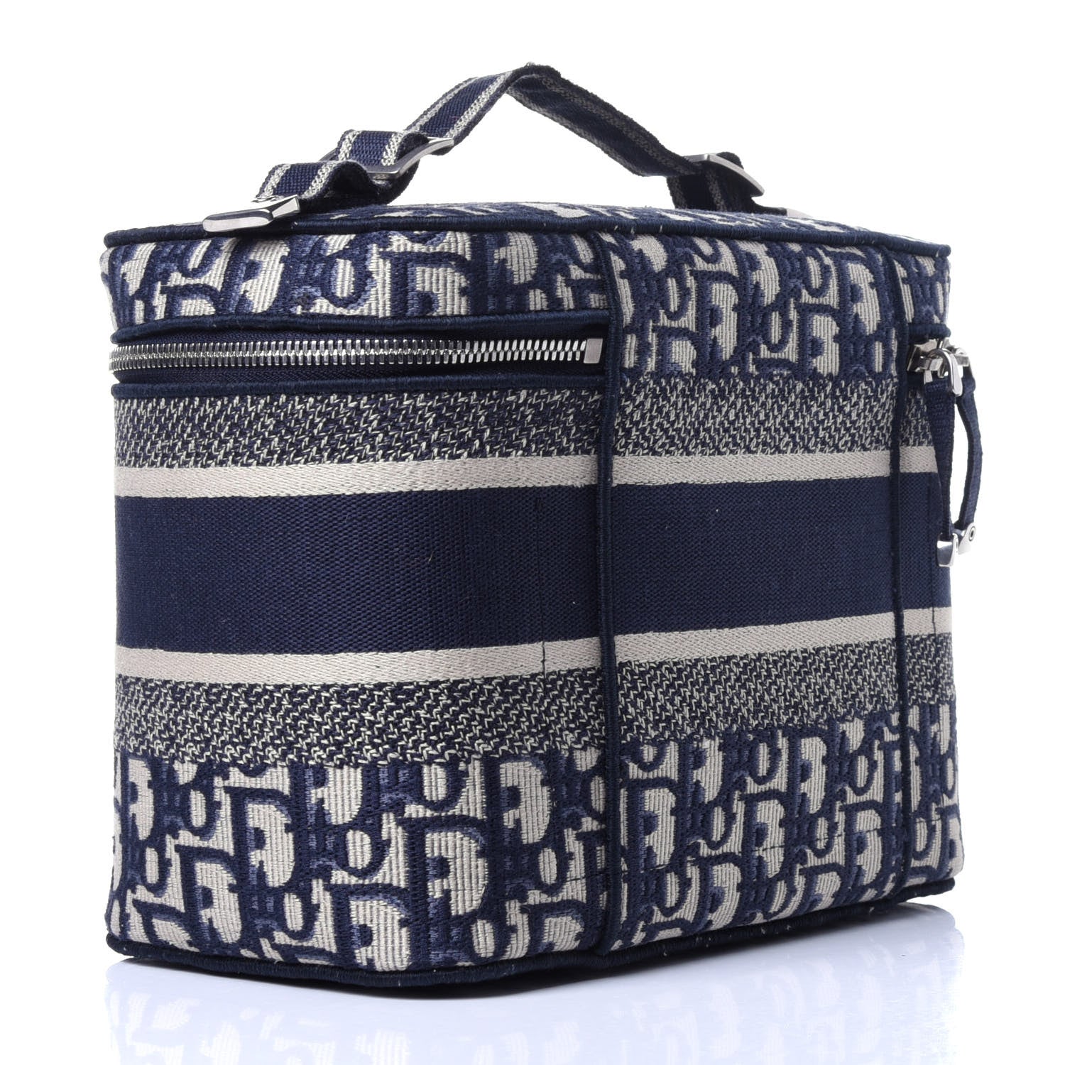 Christian Dior Oblique Diortravel Vanity Case Blue 3 of 12