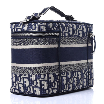 Christian Dior Oblique Diortravel Vanity Case Blue 3 of 12