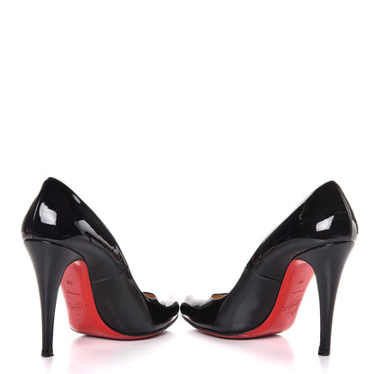 Christian Louboutin Patent Fifille 100 Pumps 38 Black 6 of 9