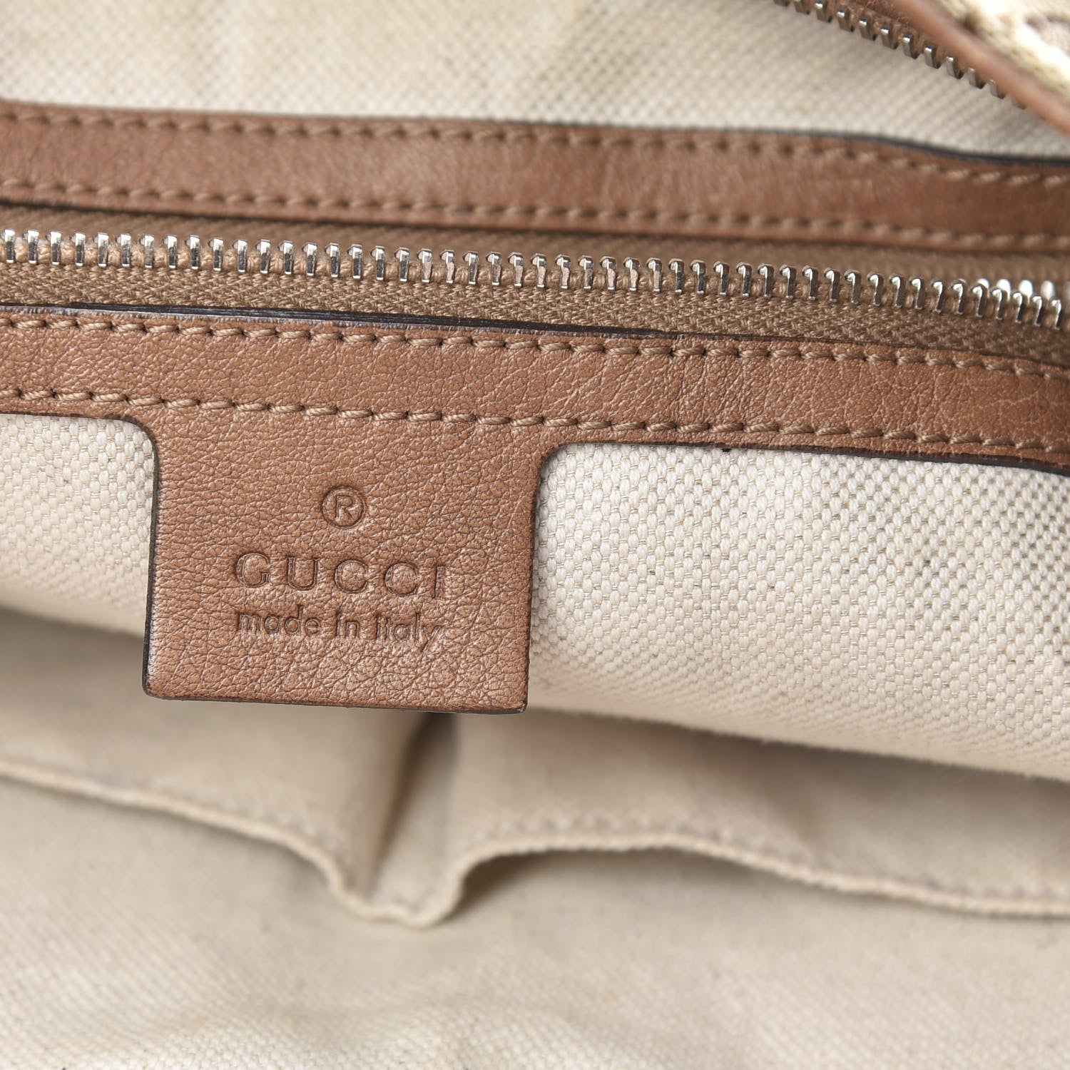 Gucci Monogram Old Libeccio Medium Miss GG Top Handle Bag Beige Ebony Light Brown 6 of 18