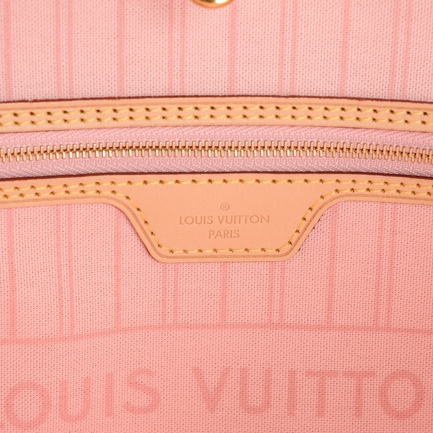 Louis Vuitton Damier Azur Neo Neverfull MM Rose Ballerine 6 of 7